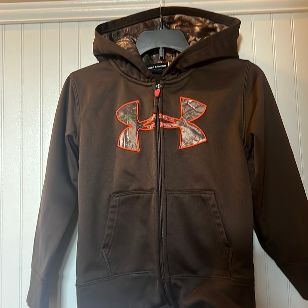 Under Armour camo zippered hoodie
